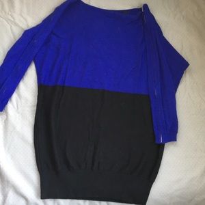 Color block lightweight sweater